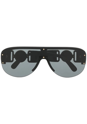 Versace Eyewear tinted pilot-frame sunglasses - Black
