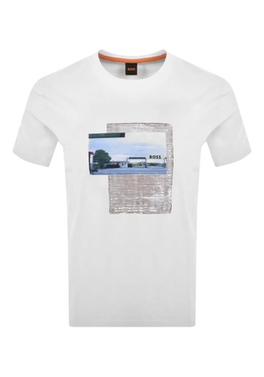 HUGO graphic crew neck T-shirt - White