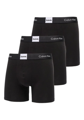 Calvin Klein logo-waistband boxers (pack of three) - Black