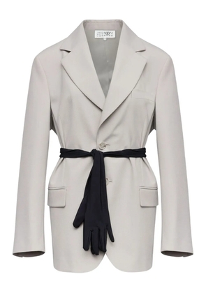 MM6 Maison Margiela long-sleeve blazer - Grey