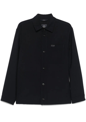 Fay wool overshirt - Blue