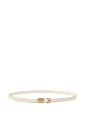 PINKO logo-buckle leather belt - Neutrals