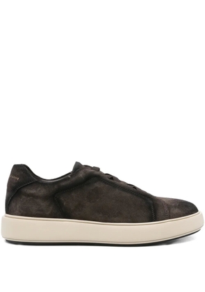 Officine Creative suede lace-up sneakers - Brown