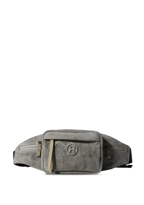 Readymade text-print belt bag - Grey