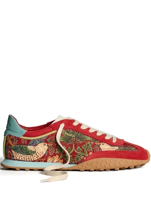 Hoff Bridge Morris floral-print sneakers - Red