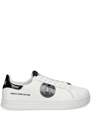 Versace Jeans Couture leather sneakers - White