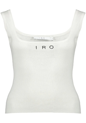 IRO ribbed top - White