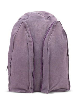 Who Decides War Pocketed Book backpack - Purple