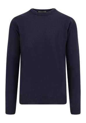 Corneliani crew neck ribbed sweatshirt - Blue