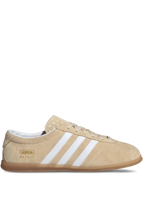 adidas Gazelle Lo Pro three-stripe suede sneakers - Neutrals