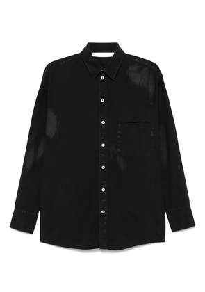 MM6 Maison Margiela cut-out-collar shirt - Black