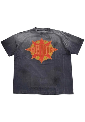 SAINT MXXXXXX x Denim Tears logo-print T-shirt - Black