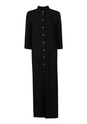 Lenny Niemeyer satin-effect midi shirtdress - Black
