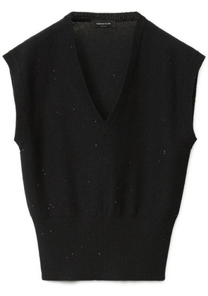 Fabiana Filippi knitted top - Black