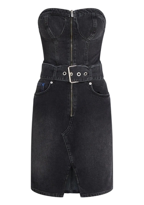 Karl Lagerfeld Jeans bandeau denim dress - Black