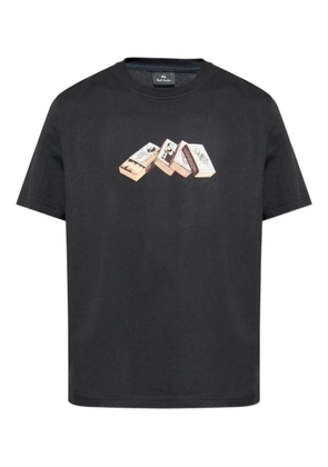 PS Paul Smith matchboxes-print T-shirt - Black