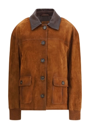Valstar suede buttoned jacket - Brown