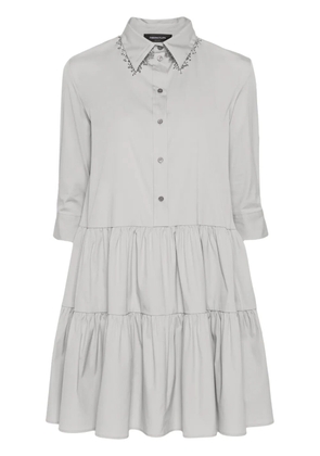 Fabiana Filippi flared shirt dress - Grey