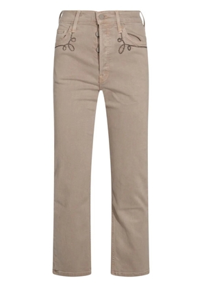 MOTHER straight-leg jeans - Neutrals