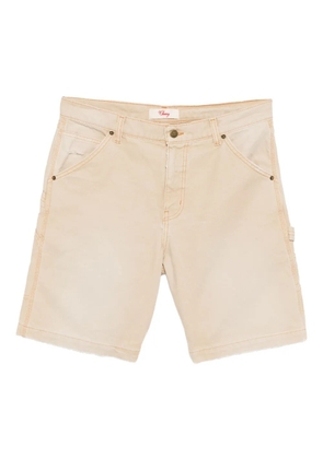Cherry LA logo-patch shorts - Neutrals