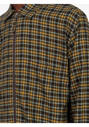 Universal Works checked shirt - Brown
