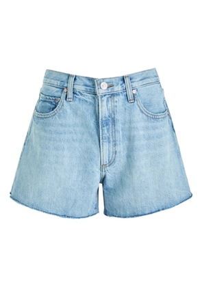 PAIGE Archie distressed frayed shorts - Blue