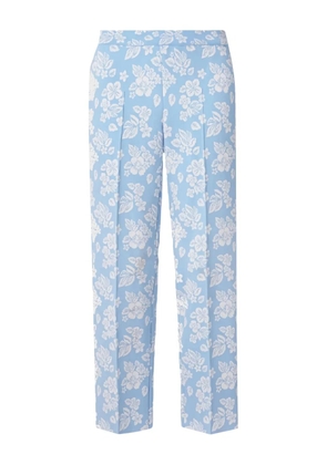 High Sport Louis jacquard-pattern floral trousers - Blue