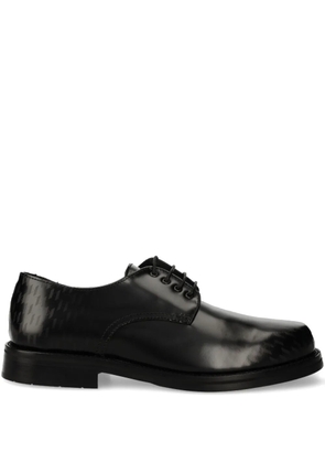 Karl Lagerfeld leather derby shoes - Black
