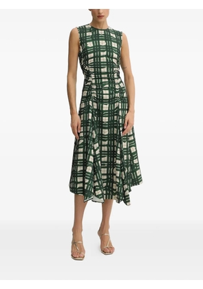 Stine Goya ruched midi dress - Green