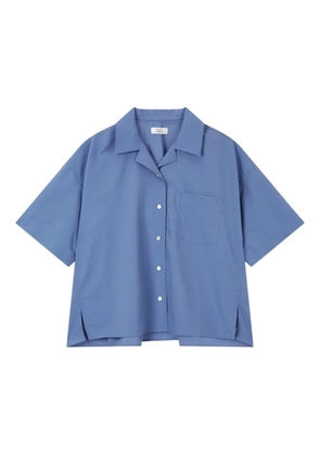 TOMBOY short-sleeve button-up shirt - Blue
