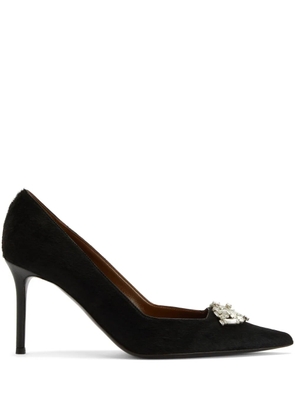 Giuseppe Zanotti 105mm Raquel Crystal pumps - BLACK