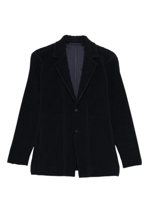 Homme Plissé Issey Miyake pleated blazer - Blue