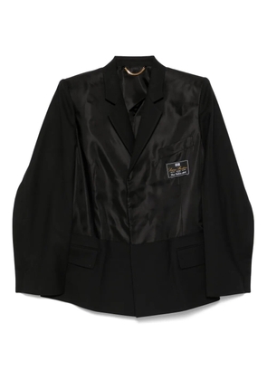 Victoria Beckham logo-tag blazer - Black