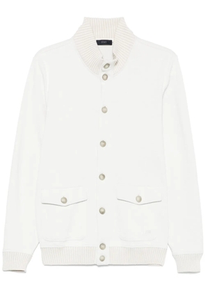 Fay jersey bomber jacket - Neutrals