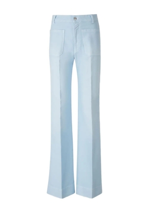 Victoria Beckham patch-pocket flared jeans - Blue