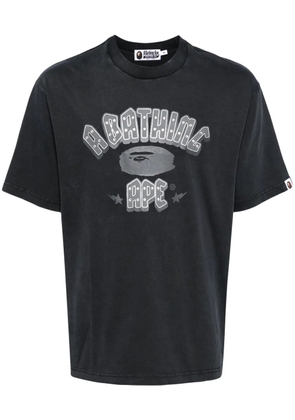 A BATHING APE® graphic print T-shirt - Grey