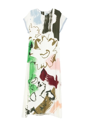 Paul Smith abstract-print dress - Neutrals