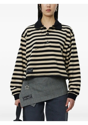 mfpen stripped polo top - Neutrals