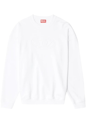 Diesel S-Mart-Bigoval sweatshirt - White