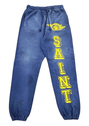 SAINT MXXXXXX Angel track pants - Blue