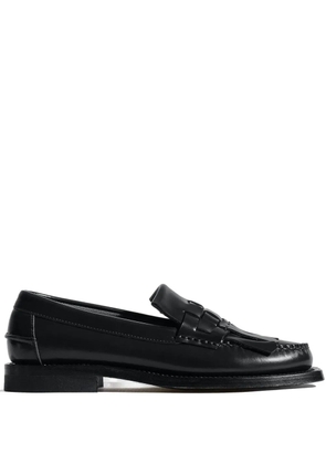 Hereu fringes leather loafers - Black