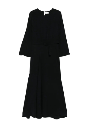 P.A.R.O.S.H. belted flared dress - Black