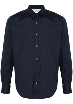 Eleventy poplin shirt - Blue
