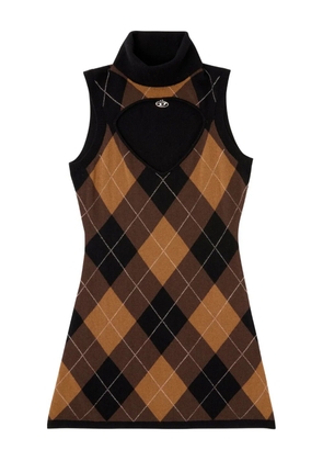 Diesel M-Romko mini dress - Brown