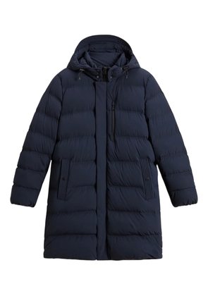 Woolrich hooded puffer coat - Blue