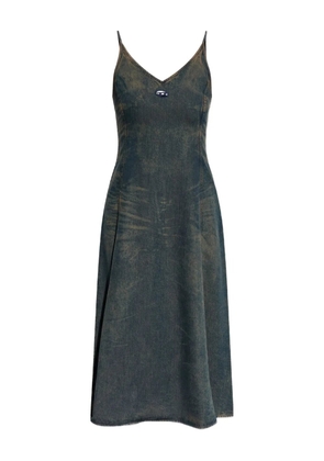 Diesel De-Beld-S V-neck denim dress - Blue