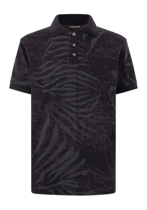 Roberto Cavalli cotton polo shirt - Black