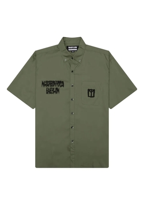Neighborhood x Babylon BD graphic-print chest-pocket shirt - Green
