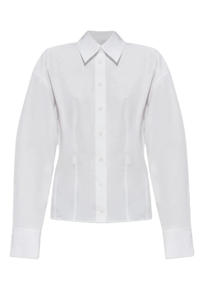 The Attico cotton fitted shirt - White