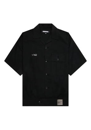 Neighborhood embroidered-logo shirt - Black